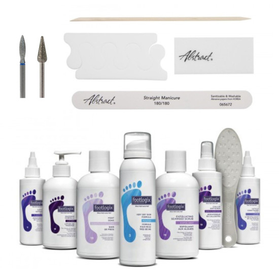 Starters Kit Perfect Gel Polish Pedi, Abstract® & Footlogix®