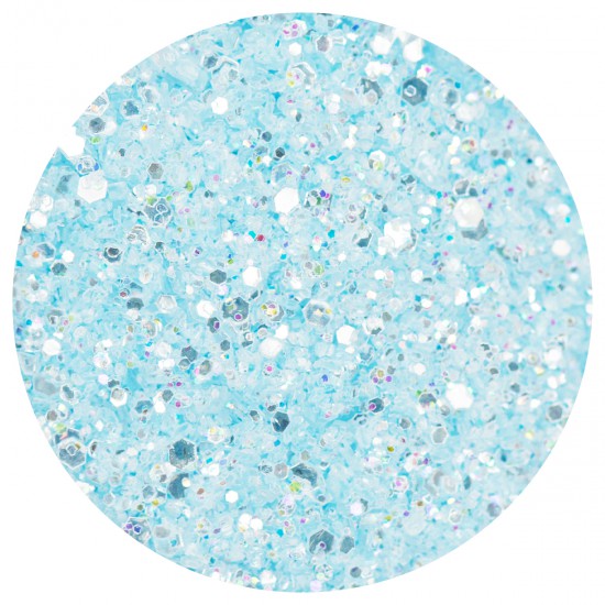 Pastel Glitter Blue