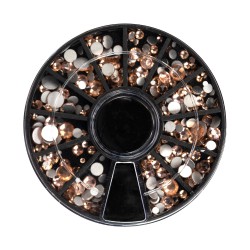 PEACH MIX Carrousel Premium Rhinestones