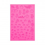 Silicone Stamping Plate FLOWERS