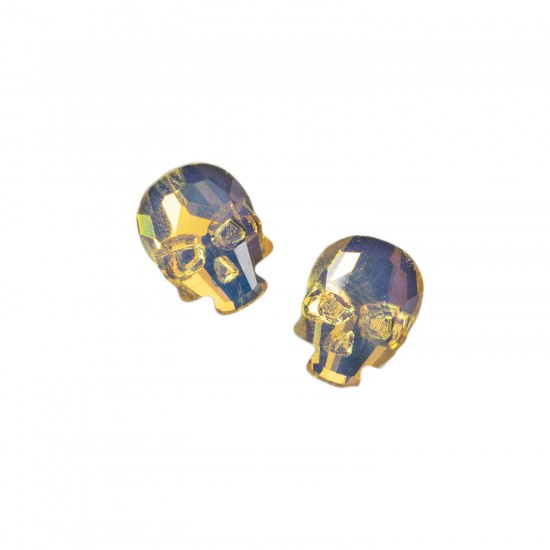 Skulls Citrine (2pcs)