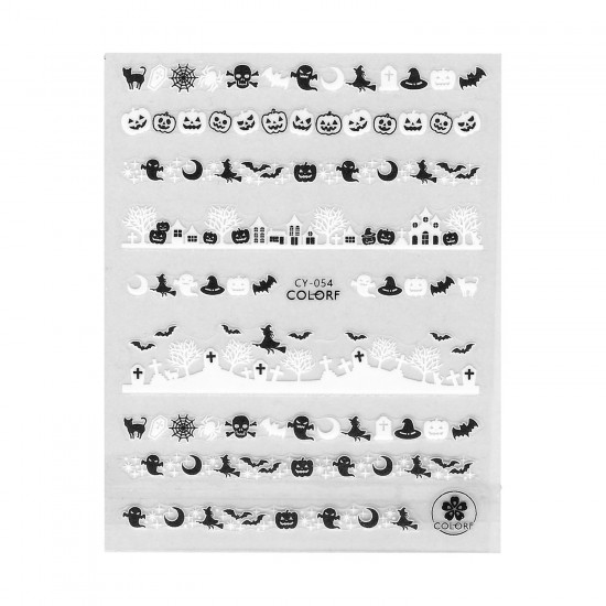 Nail Art Sticker Halloween CY-054