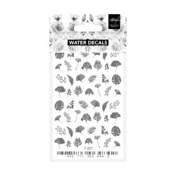 Flower Meadow F227 SILVER Water Decals