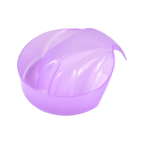 Manicurebowl with handle PURPLE